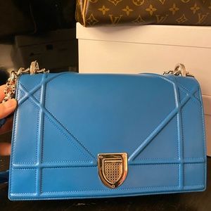Sky blue Diorama crossbody bag